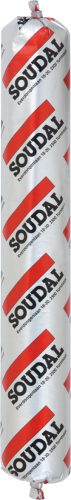 Soudal Silirub 2 (neutrális szilikon) 600 ml szürke