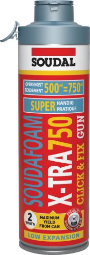 SOUDAL 114541 Pisztolyhab X-TRA Click&Fix/500ml