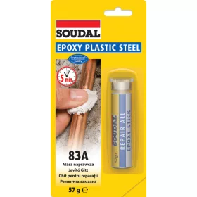 Soudal 83A gyanta alapú glett epoxy gyurmaragasztó
