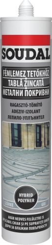 SOUDAL 124898 Tetőlemez tömítő-Colozinc szürke/290ml H