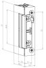 JIS 1420 Elektromos zár előlap nélkül 6/12V AC/DC A Coils