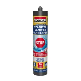 SOUDAL 172777 Soudal Sanitary Sil STOP Grey 280ml SEE