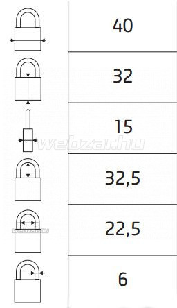 FTH Reverso fúrt kulcsos lakat 4K 40mm
