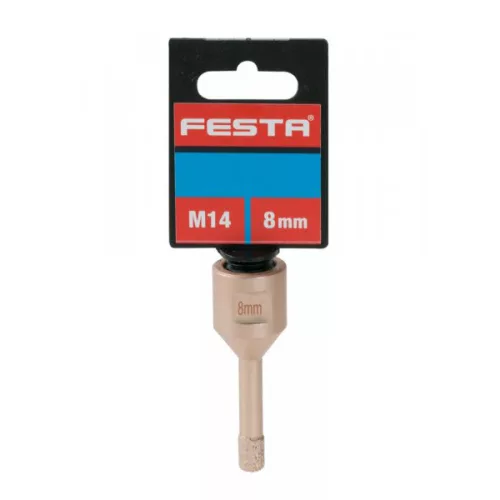 Festa 24761F gyémántszórt lyukfúró 8mm m14 sarokcsiszolóra