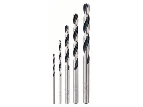 BOSCH Csigafúró készlet 5 részes 2,0 - 6,0 mm HSS PointTeQ 2608577345