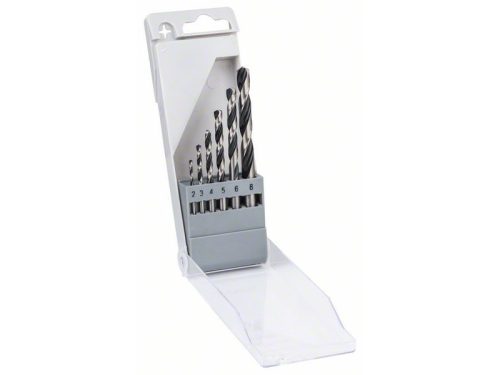 BOSCH Csigafúró készlet 6 részes 2,0-8,0 mm HSS PointTeQ 2608577346