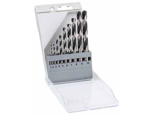 BOSCH Csigafúró készlet 10 részes 1,0 - 10,0 mm HSS PointTeQ 2608577348