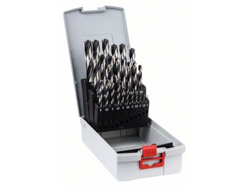 BOSCH Csigafúró ProBox készlet 25 részes 1,0-13,0 mm HSS PointTeQ 2608577352