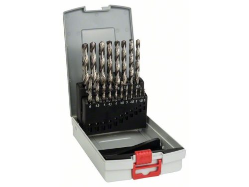 BOSCH Csigafúró ProBox készlet 19 részes 1,0-10,0 mm 135° HSS-G DIN 338 2608587013