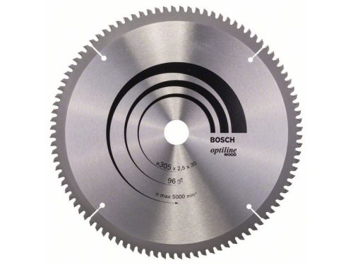 BOSCH Fűrésztárcsa fához 305 x 30 x 2,5 mm / 96T Optiline Wood ATB 2608640442