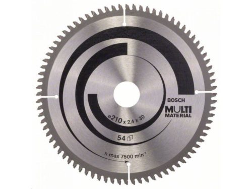BOSCH Fűrésztárcsa univerzális 210 x 30 x 2,5 mm / 80T MultiMaterial HLTCG 2608640445