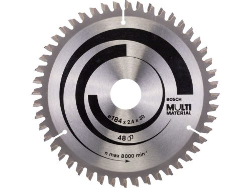 BOSCH Fűrésztárcsa univerzális 184 x 16 x 2,4 mm / 48T MultiMaterial HLTCG 2608640506