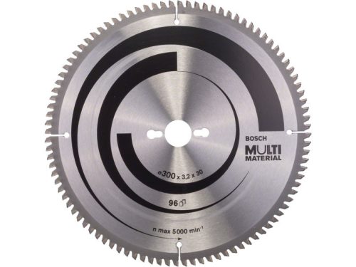 BOSCH Fűrésztárcsa univerzális 300 x 30 x 3,2 mm / 96T MultiMaterial HLTCG 2608640518