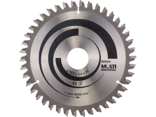 BOSCH Fűrésztárcsa univerzális 165 x 30/20 x 2,4 mm / 42T MultiMaterial HLTCG 2608640519