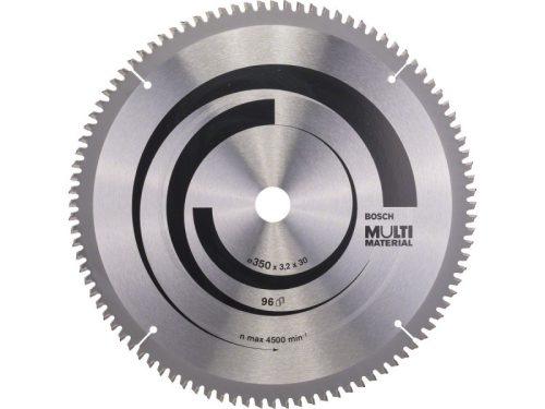 BOSCH Fűrésztárcsa univerzális 350 x 30 x 3,2 mm / 96T MultiMaterial HLTCG 2608640770