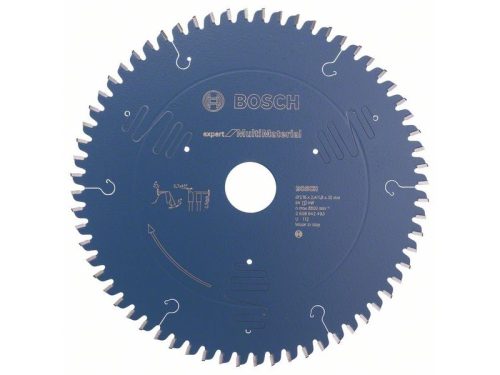 BOSCH Fűrésztárcsa univerzális 216 x 30 x 2,4 mm / 64T Expert for MultiMaterial 2608642493
