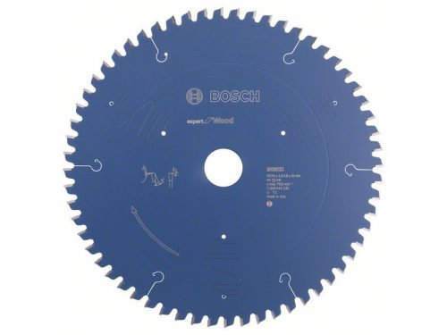 BOSCH Fűrésztárcsa fához 254 x 30 x 2,4 mm / 60T Expert for Wood 2608642530