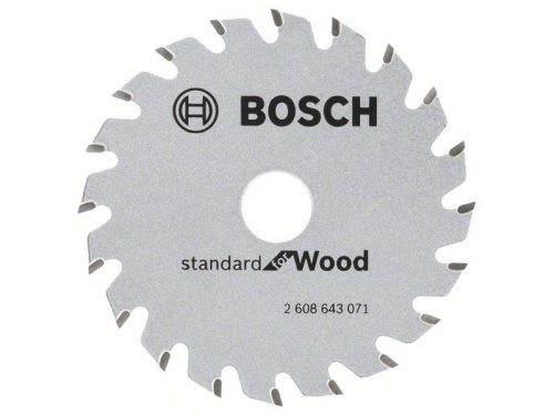 BOSCH Fűrésztárcsa fához 85 x 15 x 1,1 mm / 20T Standard For Wood 2608643071
