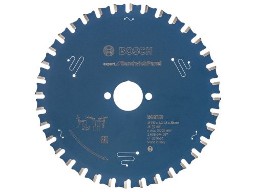 BOSCH Fűrésztárcsa szendvicspanelhez 190 x 30 x 2,0 mm / 36T HLTCG 2608644367