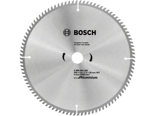 BOSCH Fűrésztárcsa alumíniumhoz 305 x 30 x 3,0 mm / 96T 2608644396