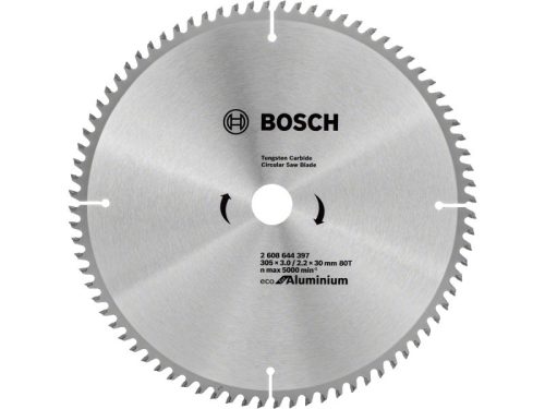 BOSCH Fűrésztárcsa alumíniumhoz 305 x 30 x 3,0 mm / 80T 2608644397