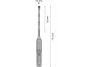 BOSCH EXPERT 7X Kőzetfúró 4 x 115/50 mm négyélű SDS-Plus 2608900057