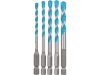BOSCH EXPERT HEX-9 Univerzális fúrószár készlet 5 részes (4 / 5 / 6 / 6 / 8 mm) 1/4" bitbefogás 2608900585