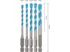 BOSCH EXPERT HEX-9 Univerzális fúrószár készlet 5 részes (4 / 5 / 6 / 6 / 8 mm) 1/4" bitbefogás 2608900585