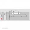 Dorma TS-92 G ajtóbehúzó test ezüst (pánt-ellenoldali)