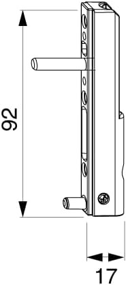 Maco sarokpánt  ezüst