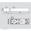 Dorma BTS 75 V Padlócsukó 90°-ban rögzített 20-120kg (csak test, fedlap nélkül)