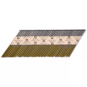   VOREL 72012 Papírszalagos társzeg 34 fokos síktáras szögbelövőhöz 75 x 2,8 mm 3000 db/csomag