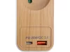 STHOR 72343 Fa hatású elosztó földeléssel, 3 aljzattal, USB-vel, 1,4 m kábellel (3x1 mm²)