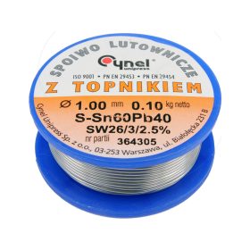 CYNEL 76810 Forrasztóón 100g 1mm