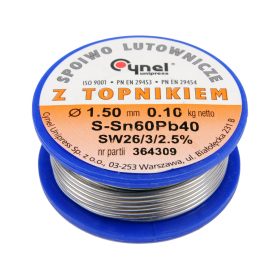 CYNEL 76814 Forrasztóón 100g 1,5mm