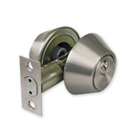   Amig AM1550 "amerikai" másodzár szatén-nikkel kulcsos-fordítós