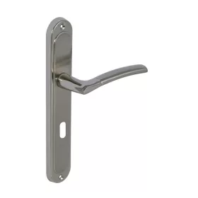   Bussare Fino A-13 hosszúcímes kilincs Chrome-Satin Chrome 72 Kulcsos