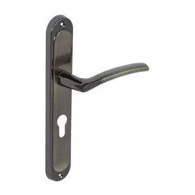   Bussare Fino A-13 hosszúcímes kilincs Graphite-Antique Bronz 90 Cilinderes