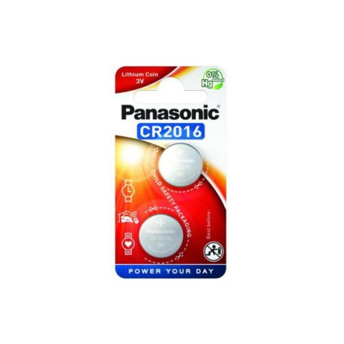 Panasonic CR2016L-2BP-PAN 3V lítium gombelem 2db/csomag