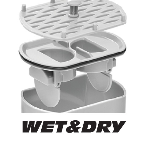 FALA75347 Zuhanylefolyó 700 mm forgatható szifonnal Rotary