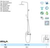FALA75662 Zuhanyoszlop inox Steely1