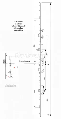 GU Secury Europa MR/R 45/92/16 (6-32328-01-0-1) RÉGI VERZIÓ