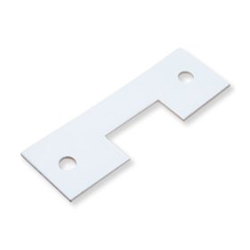 Hevederzár ellendarab 03 Lapos kivágott Fehér