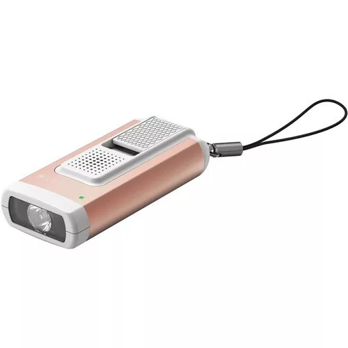 LEDLENSER K6RRG-502581 Safety tölthető kulcstartós lámpa/riasztóval Li-ion 400lm rózsa-arany