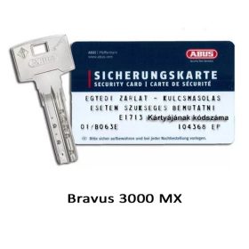 Gyártott kulcs (kód alapján) Abus Bravus 3000 MX