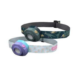   LEDLENSER KID4RP-502536 Tölthető fejlámpa gyerekeknek 40lm 1xLi-ion lila