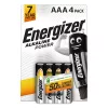 Energizer LR03AP-BP4 Alkaline Power 1,5V AAA/mikro alkáli elem 4 db/csomag
