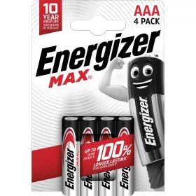   Energizer LR03MAX-CHP4 MAX 1,5V AAA/mikro alkáli elem 4 db/csomag
