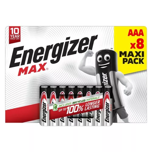 Energizer LR03MAX-CHP8 MAX 1,5V AAA/mikro alkáli elem 8 db/csomag