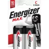Energizer LR14MAX-BP2 MAX 1,5V baby alkáli elem 2 db/csomag